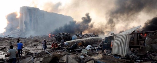 黎巴嫩:2700多吨硝酸铵爆炸致4000余人死伤