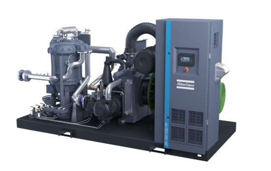 十大博彩公司娱乐全新ZR110-160系列无油螺杆压缩机